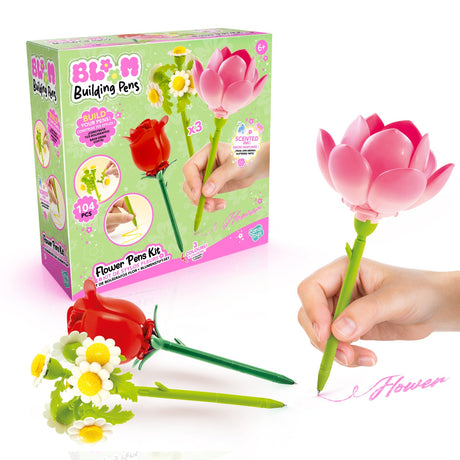Flower Brick Pen - 3 Pack
