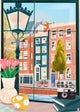 Pieces & Peace: Amsterdam from A Coffee Shop Mini Puzzle - 500 Pieces