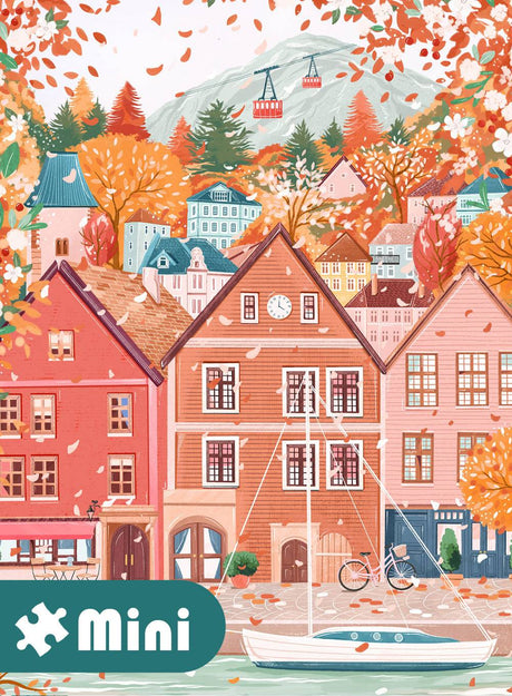 Pieces & Peace: Bergen Mini Puzzle - 96 Pieces