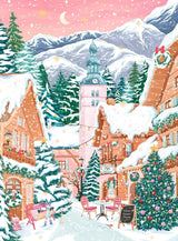 Pieces & Peace: Megève, French Alps Mini Puzzle - 96 Pieces