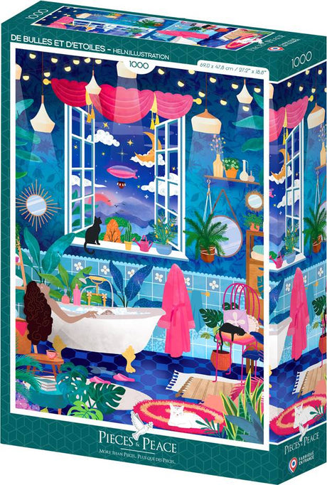 Pieces & Peace: Of Bubbles and Stars Puzzle - 1000 Pieces