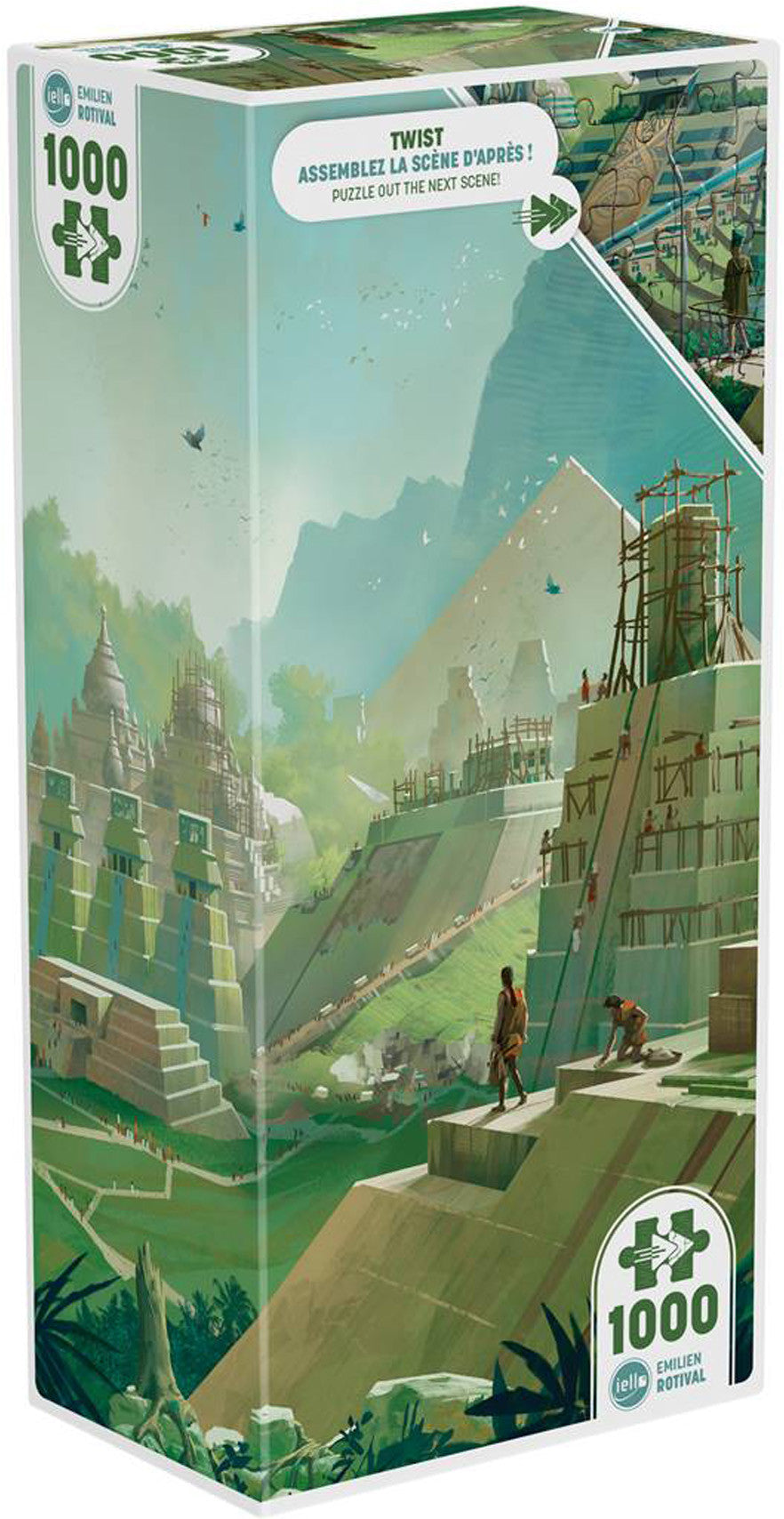 IELLO Puzzle Twist Ancient Pyramids 1000 pieces