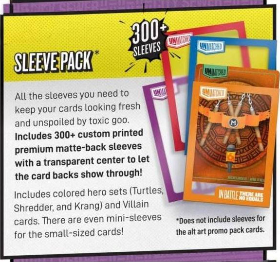 Unmatched Teenage Mutant Ninja Turtles - Sleeve Pack