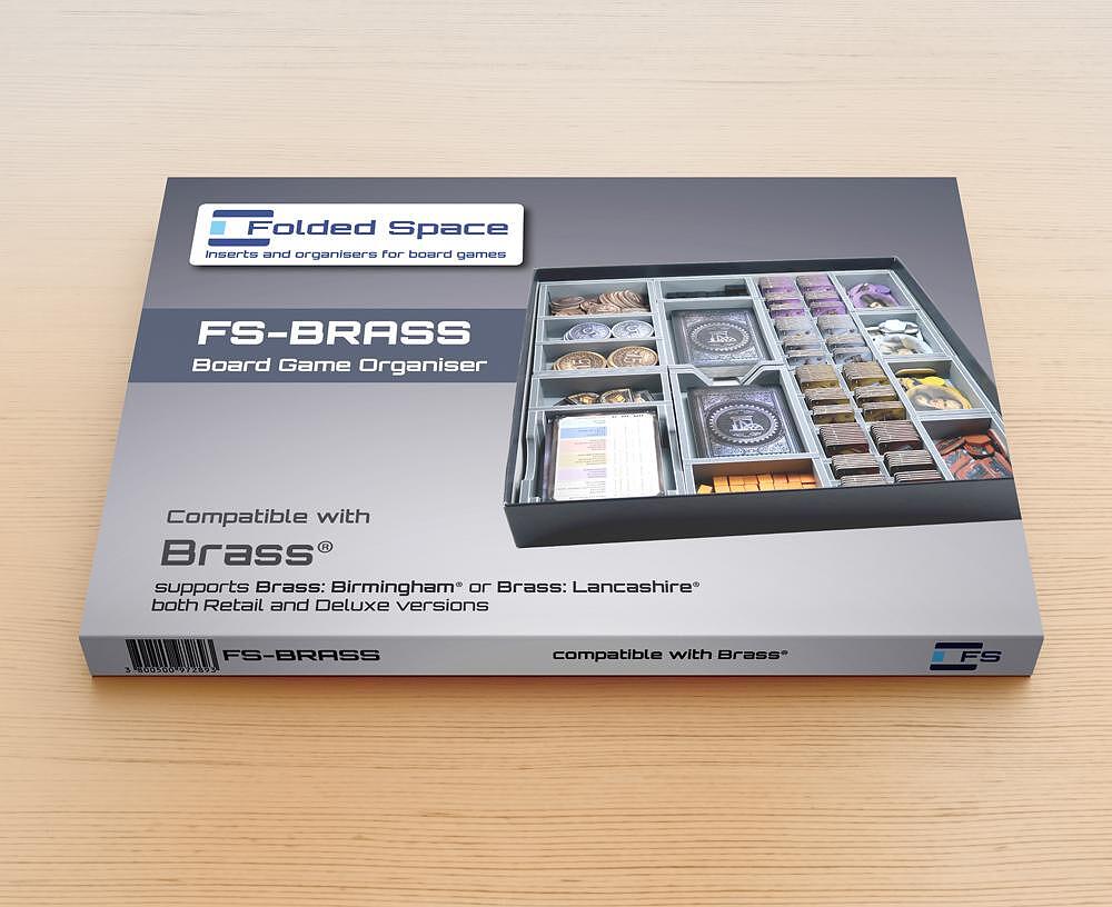 Folded Space Game Inserts - Brass Birmingham and Brass Lancashire