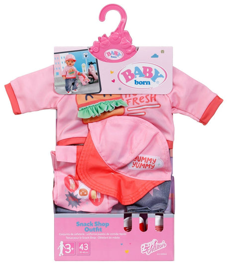 Baby Born: Snack Shop Outfit - 43cm