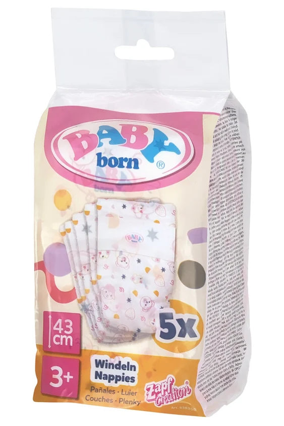 Baby Born: Nappies 5 Pack