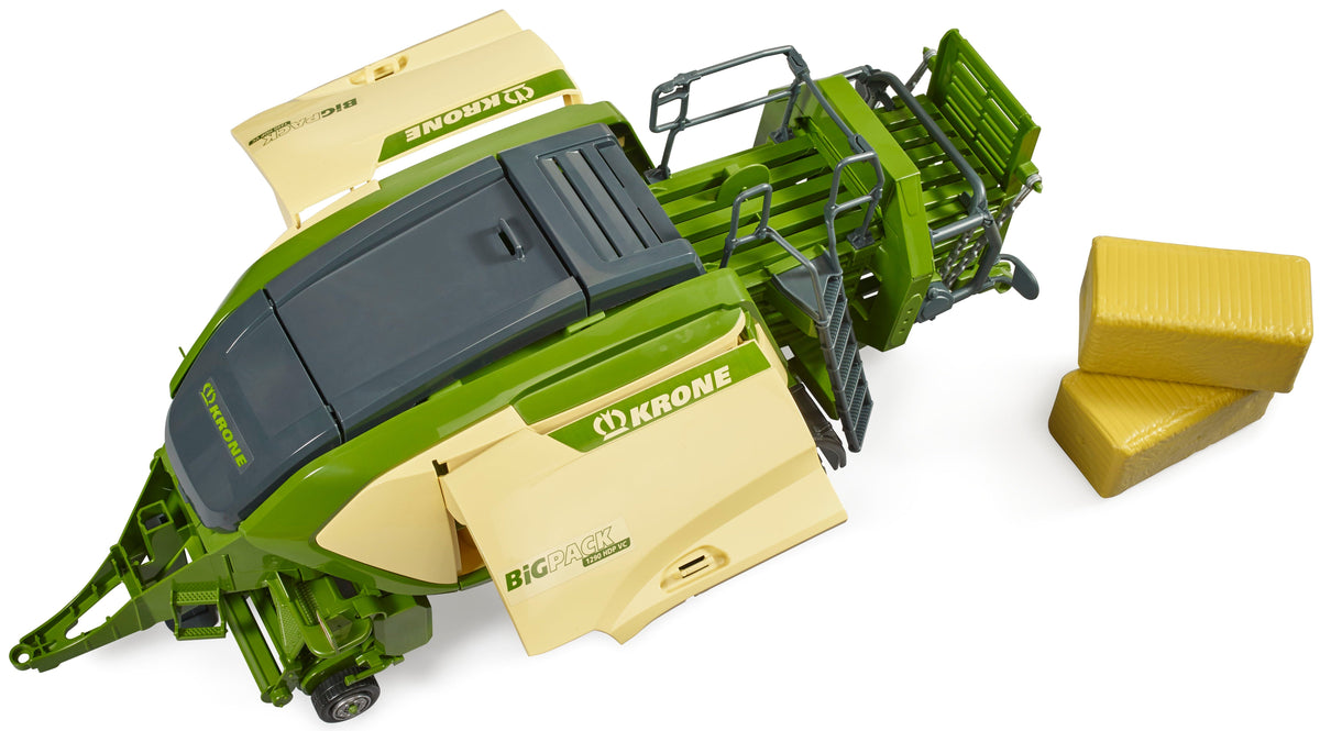 Bruder: Krone Big Pack 1290 HDP VC with Hay Bales
