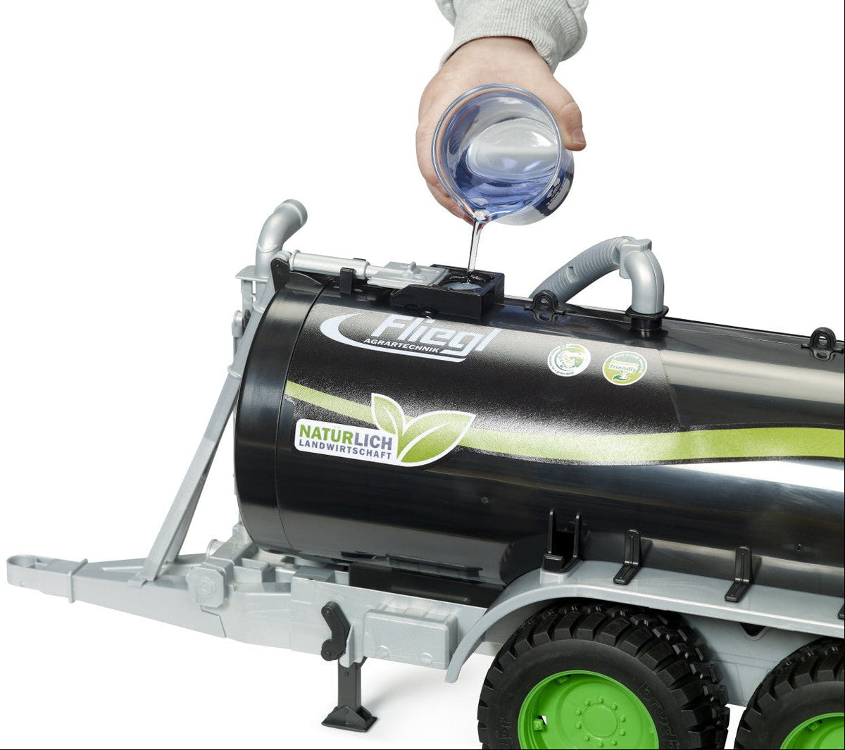 Bruder: Fliegl Barrel Trailer Jumbo Line Plus