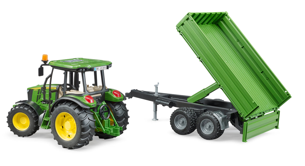 Bruder: John Deere 5115M + Tipping Trailer