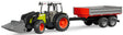 Bruder: Claas Nectis with Frontloader & Tipping Trailer