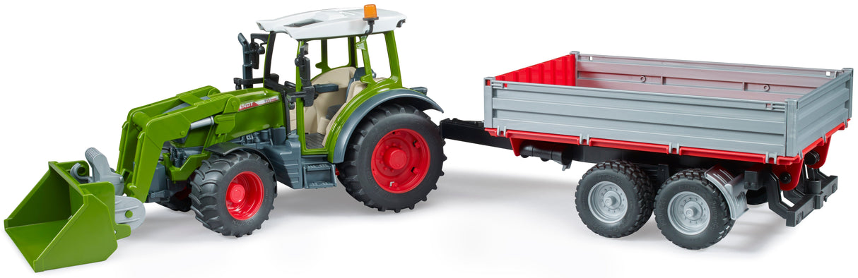 Bruder: Fendt Vario 211 With Front Loader & Tipping Trailer