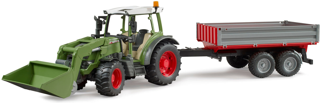 Bruder: Fendt Vario 211 With Front Loader & Tipping Trailer