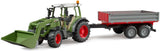 Bruder: Fendt Vario 211 With Front Loader & Tipping Trailer
