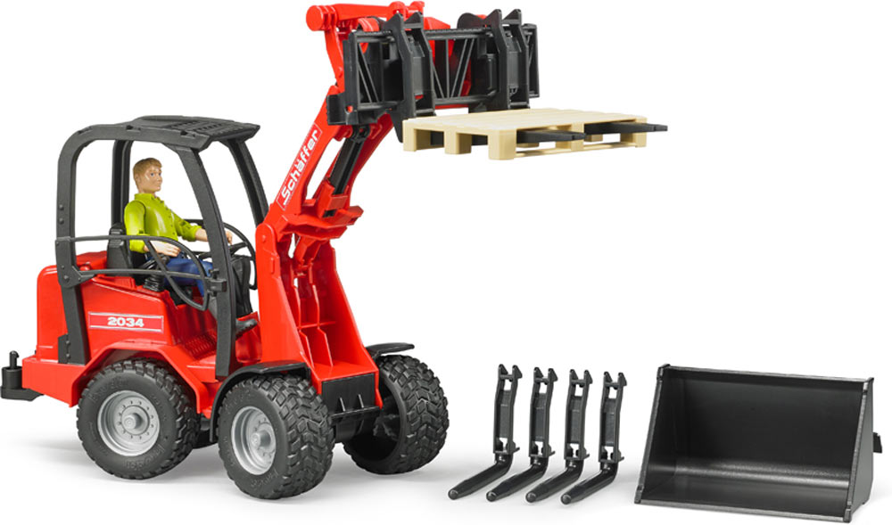 Bruder: Schaffer Compact Loader 2630 & Accessories