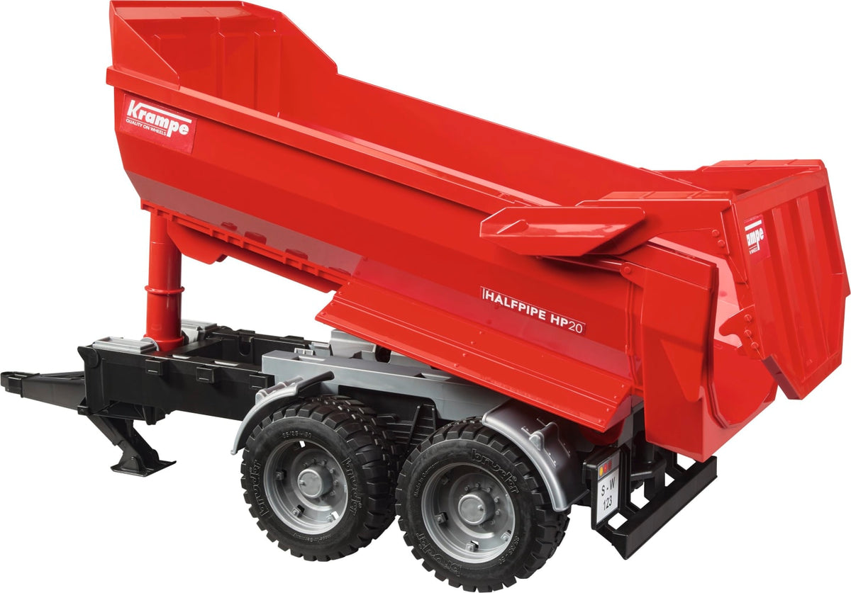 Bruder: Krampe Halfpipe Tipping Trailer