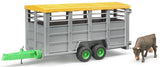 Bruder: Livestock Trailer with Cow
