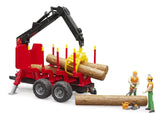 Bruder: Forestry Trailer with Loading Crane