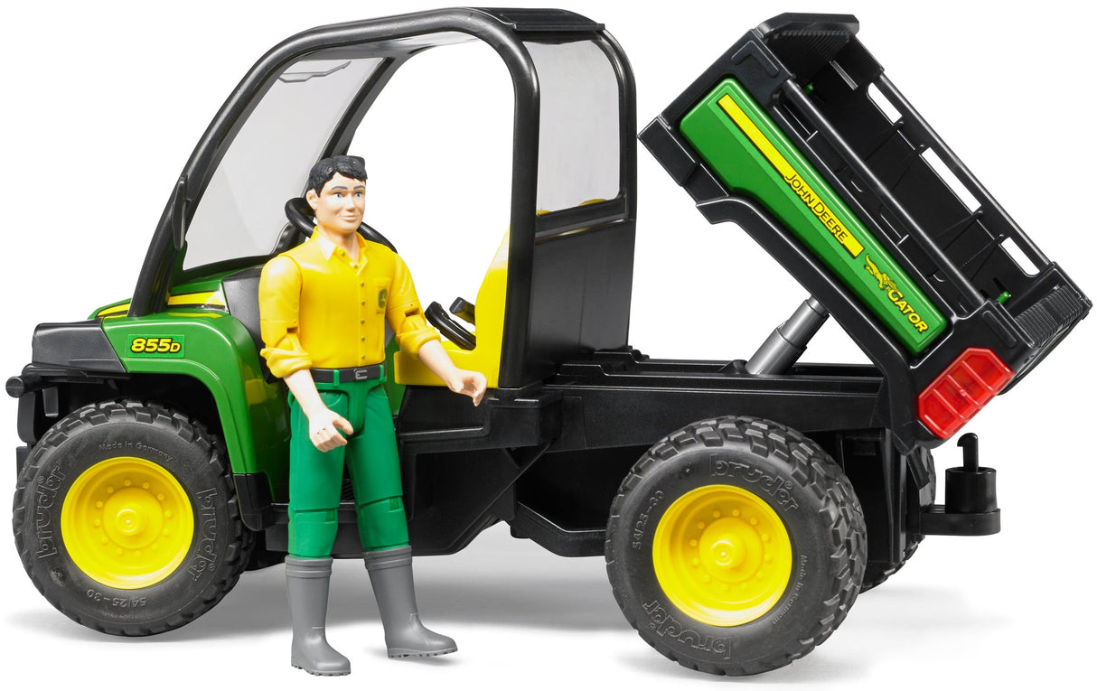 Bruder: John Deere Gator XUV 855D with driver