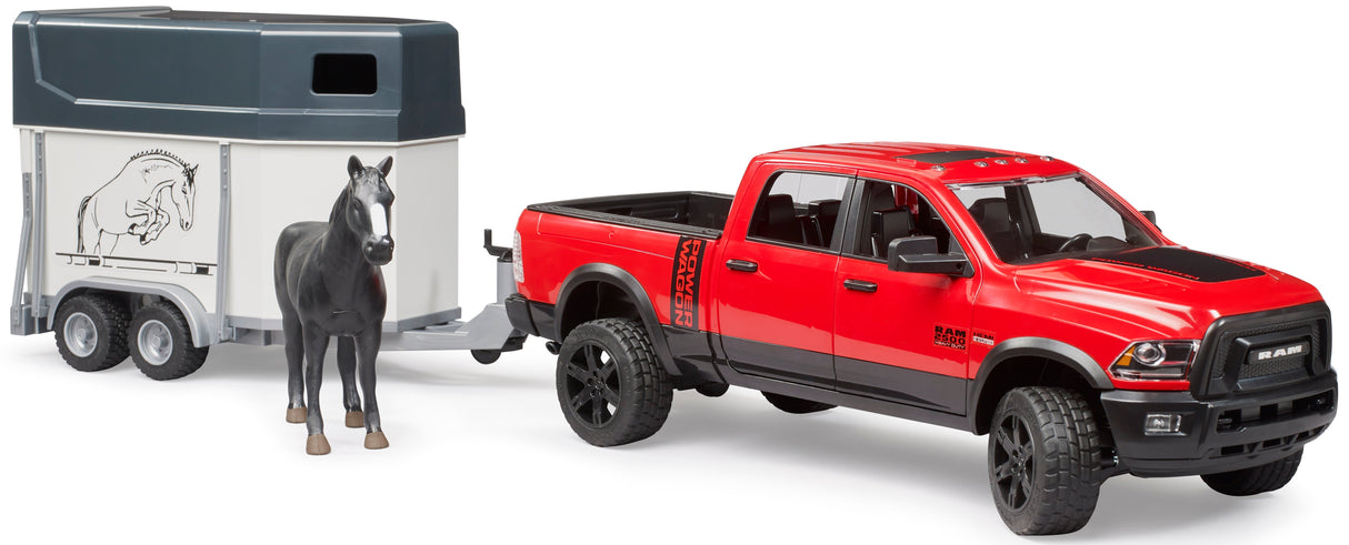 Bruder: RAM Power Wagon With Horse Float