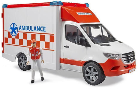 Bruder: MB Sprinter Ambulance + Driver with Light & Sound Module