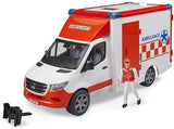 Bruder: MB Sprinter Ambulance + Driver with Light & Sound Module