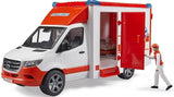 Bruder: MB Sprinter Ambulance + Driver with Light & Sound Module