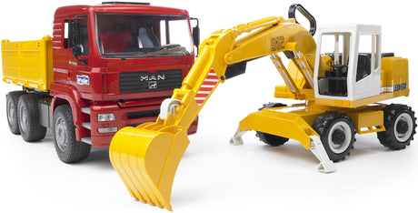 Bruder: Man Construction Truck With Excavator
