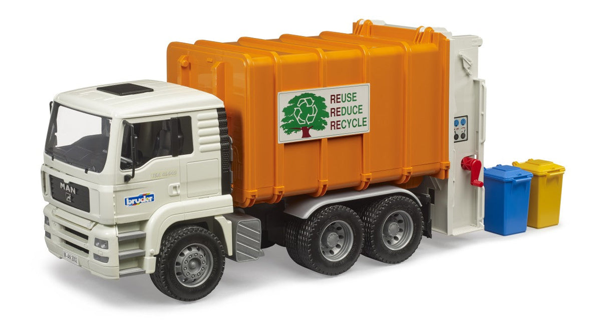 Bruder: MAN TGA Rear Loading Garbage Truck