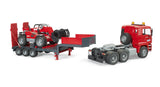 Bruder: Man Low Loader Truck With Manitou Telescopic Loader
