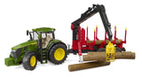 Bruder: John Deere 7R 350 with Forestry Trailer