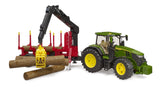 Bruder: John Deere 7R 350 with Forestry Trailer