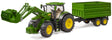 Bruder: John Deere 7R 350 + Frontloader & Tipping Trailer