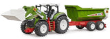 Bruder: ROADMAX Tractor with Frontloader & Tipping Trailer