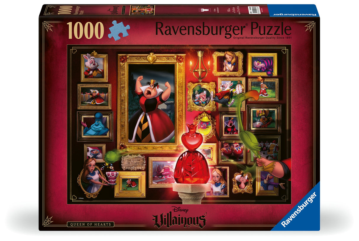 Ravensburger: Disney Villainous Queen of Hearts 2 Puzzle - 1000 Piece