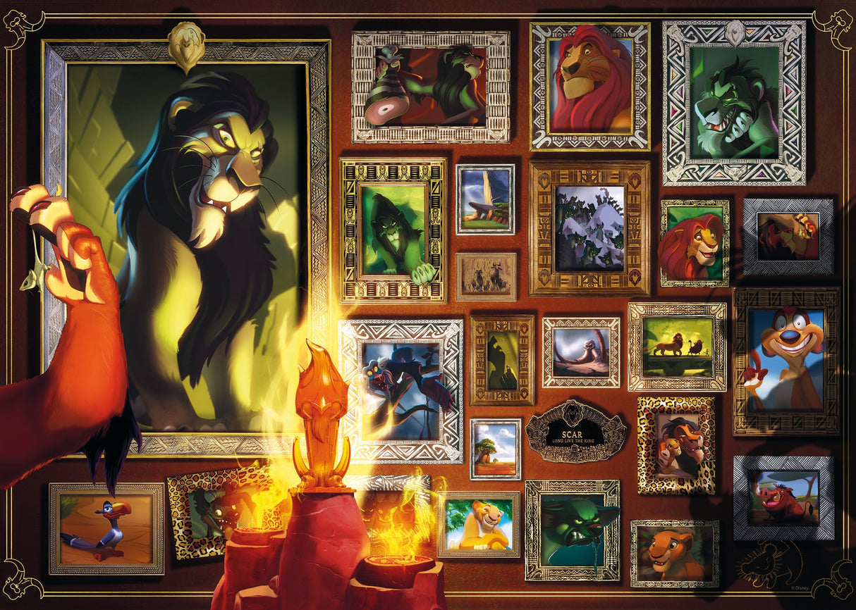Ravensburger: Disney Villainous Scar Puzzle - 1000 Piece
