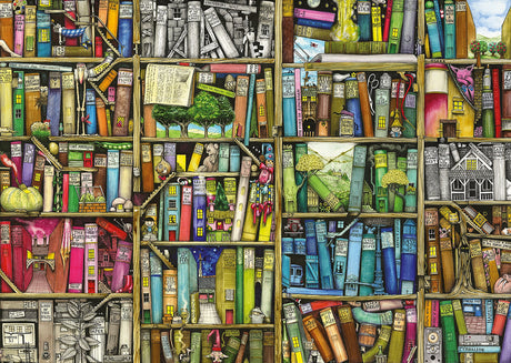 Ravensburger - The Bizarre Bookshop Puzzle - 1000 Piece