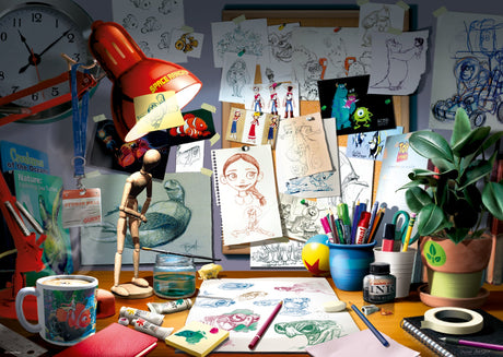 Ravensburger: Disney Pixar The Artist's Desk Puzzle - 1000 Piece