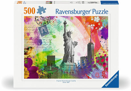 Ravensburger: New York Postcard Puzzle - 500 Piece