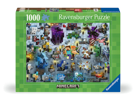 Ravensburger - Minecraft Mobs Challenge Puzzle - 1000 Piece