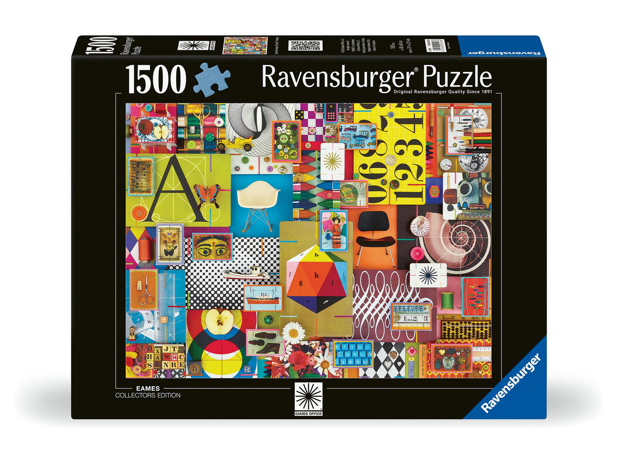 Ravensburger: Eames House of Cards Puzzle - 1500 Piece