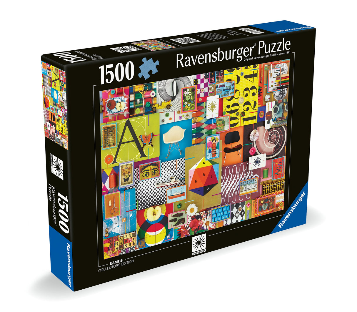 Ravensburger: Eames House of Cards Puzzle - 1500 Piece