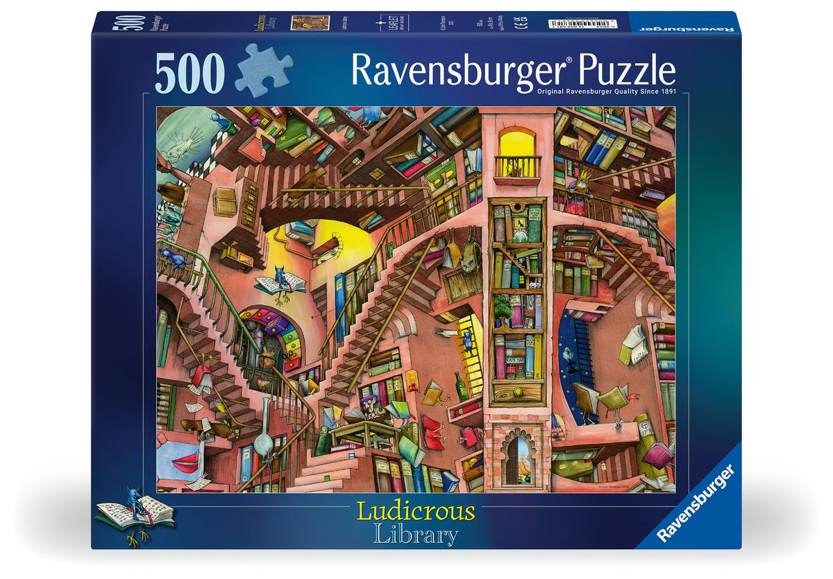 Ravensburger: Ludicrous Library Puzzle - 500 Pieces