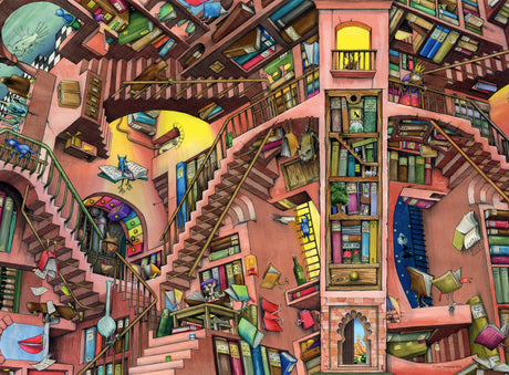 Ravensburger: Ludicrous Library Puzzle - 500 Pieces
