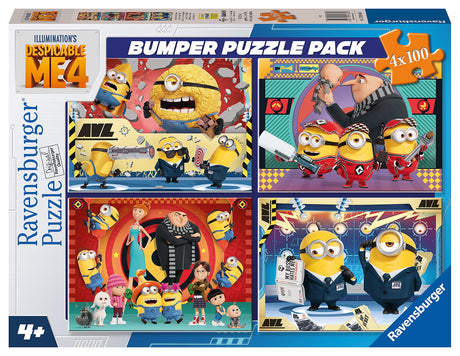 Ravensburger - Despicable Me Bumper Pack - 4 x 100 Piece