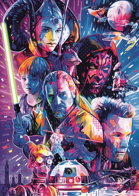 Ravensburger: Star Wars The Phantom Menace Puzzle - 500 Piece