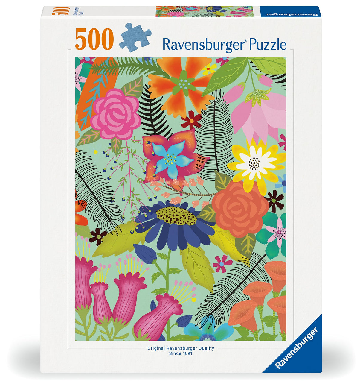 Ravensburger: Flower Jungle Puzzle - 500 Pieces