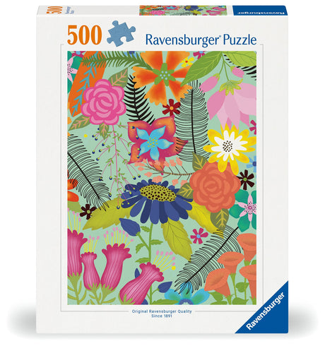 Ravensburger: Flower Jungle Puzzle - 500 Pieces