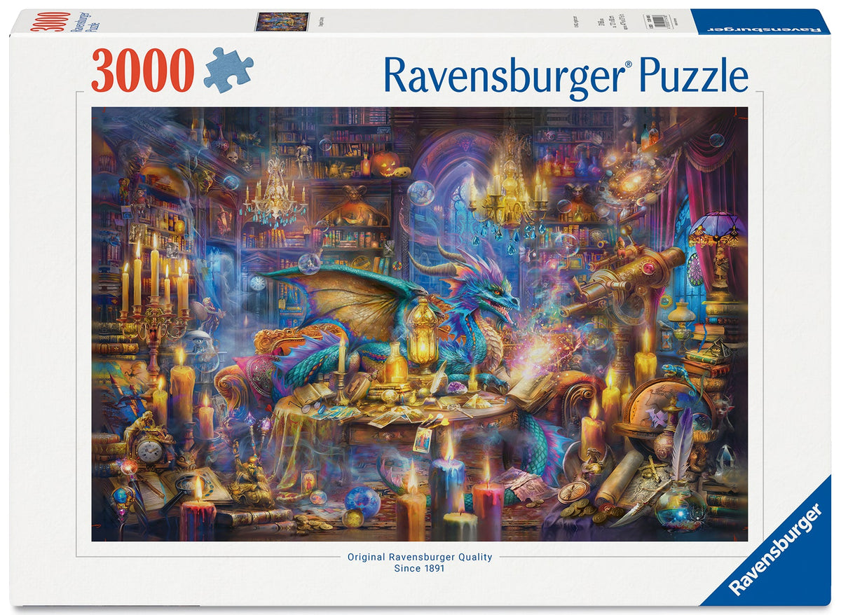 Ravensburger: Dragon's Library Puzzle - 3000 Piece