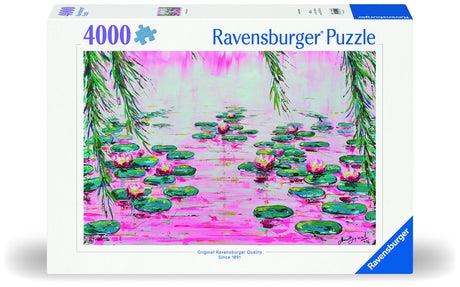 Ravensburger: Mauro Bergonzoli: Pink Water Lillies Puzzle - 4000 Piece