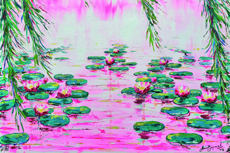 Ravensburger: Mauro Bergonzoli: Pink Water Lillies Puzzle - 4000 Piece
